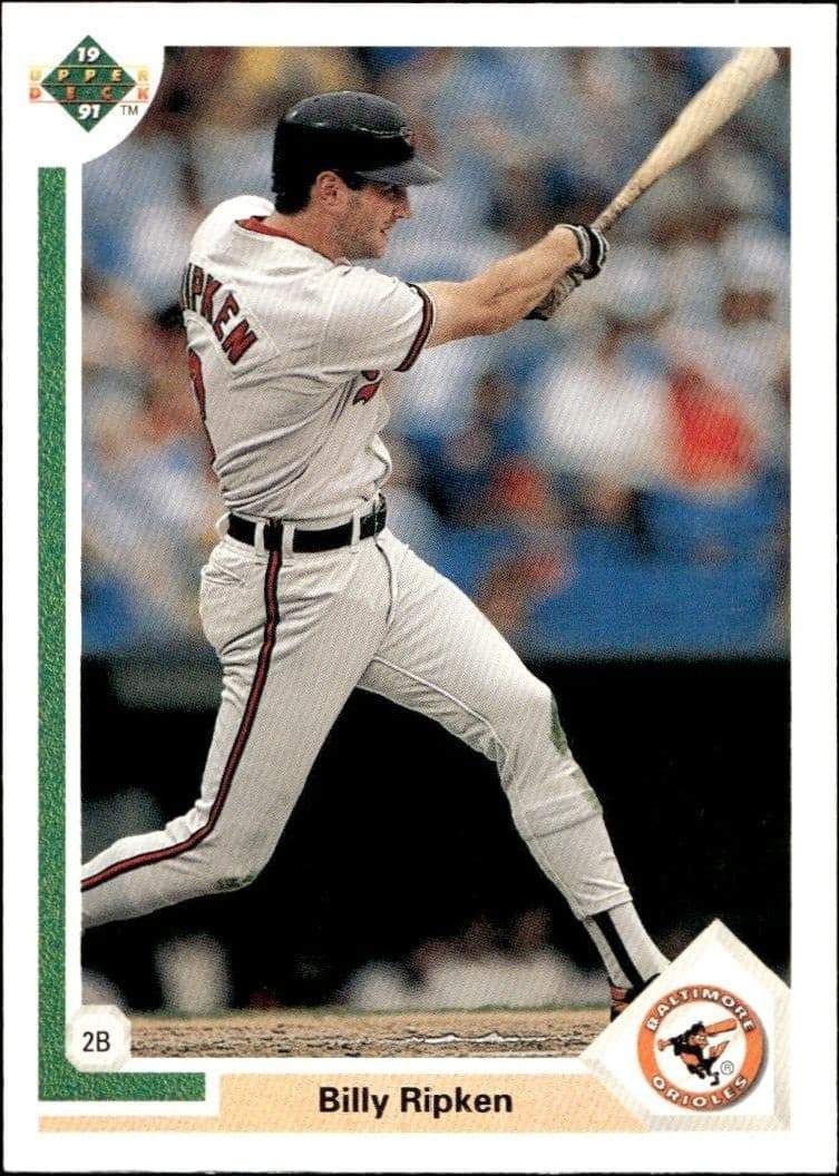 1991 Upper-Deck Low Number Billy Ripken #550 trading card