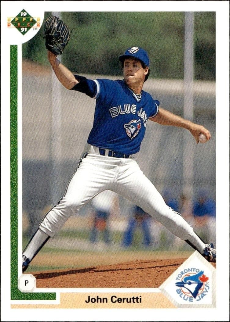 1991 Upper-Deck Low Number John Cerutti #585 trading card