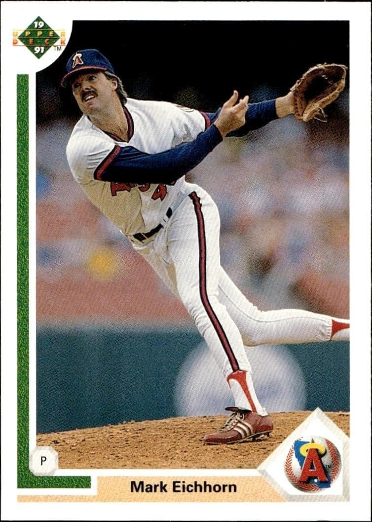 1991 Upper-Deck Low Number Mark Eichhorn #519 trading card