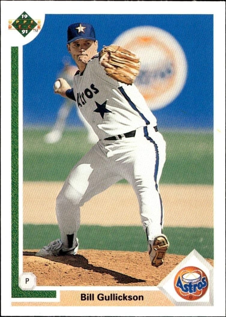 1991 Upper-Deck Low Number Bill Gullickson #590 trading card