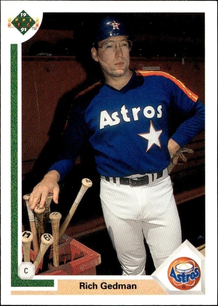 Rich Gedman 1991 Upper Deck Low Number #588 Baseball Trading Card - Front 1991 Upper Deck Low Number Rich Gedman #588 baseball trading card front