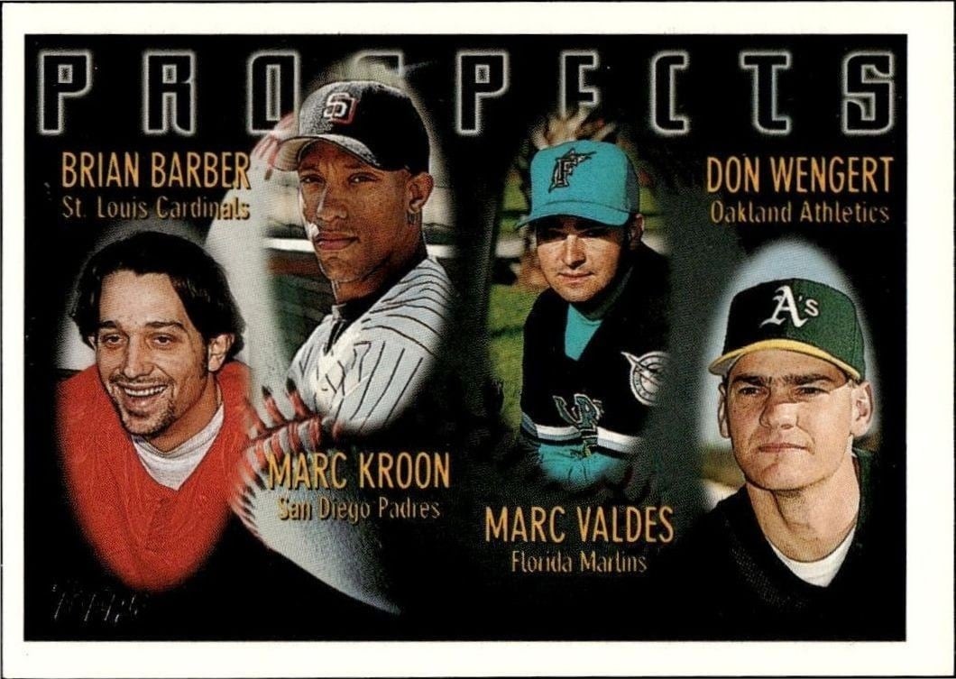 Brian Barber 1996 Topps Series 2 #433 Baseball Trading Card - Front 1996 Topps Series 2 Brian Barber #433 baseball trading card front