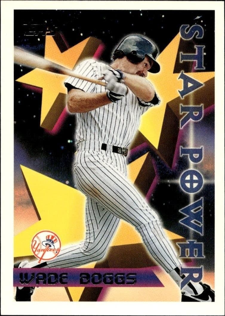 1996 Topps Series 2 Wade Boggs #225 trading card