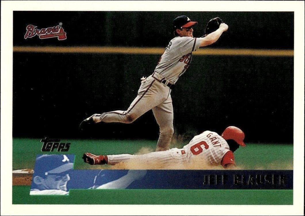 1996 Topps Series 2 Jeff Blauser #406 trading card