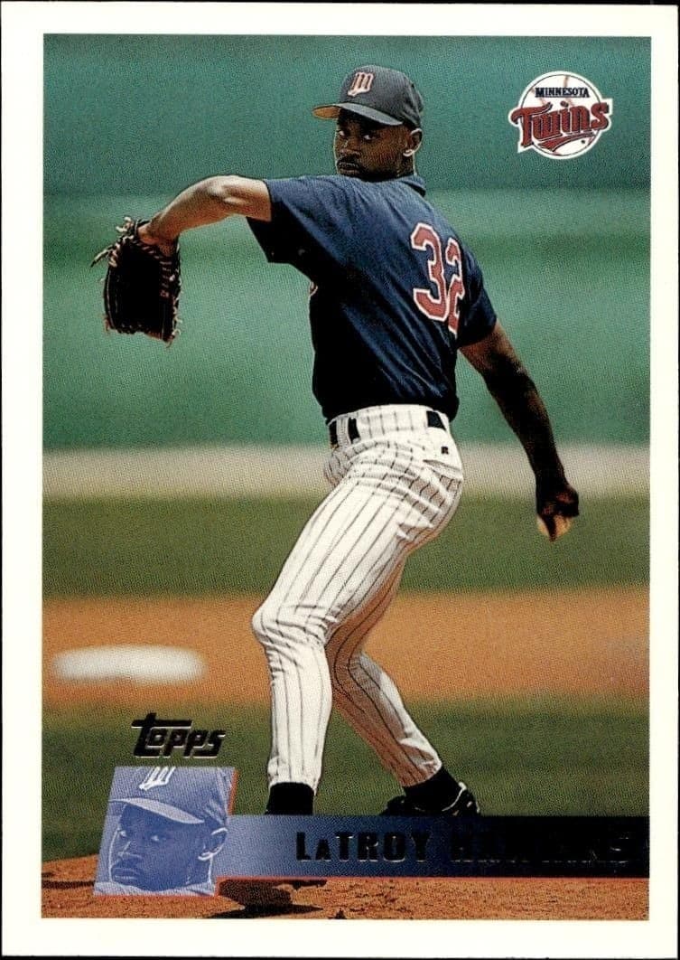 1996 Topps Series 2 LaTroy Hawkins #407 trading card