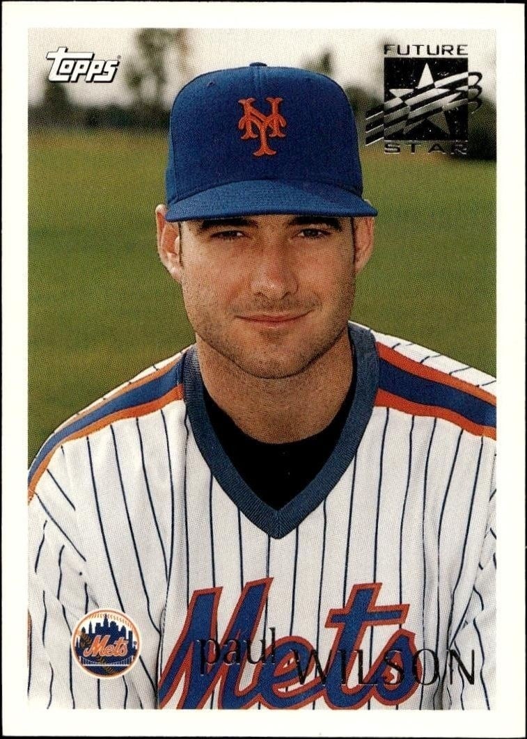 Paul Wilson 1996 Topps #214 Baseball Trading Card - Front 1996 Topps Paul Wilson #214 baseball trading card front