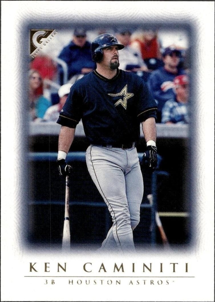 Ken Caminiti 1999 Topps Gallery #27 Baseball Trading Card - Front 1999 Topps Gallery Ken Caminiti #27 baseball trading card front