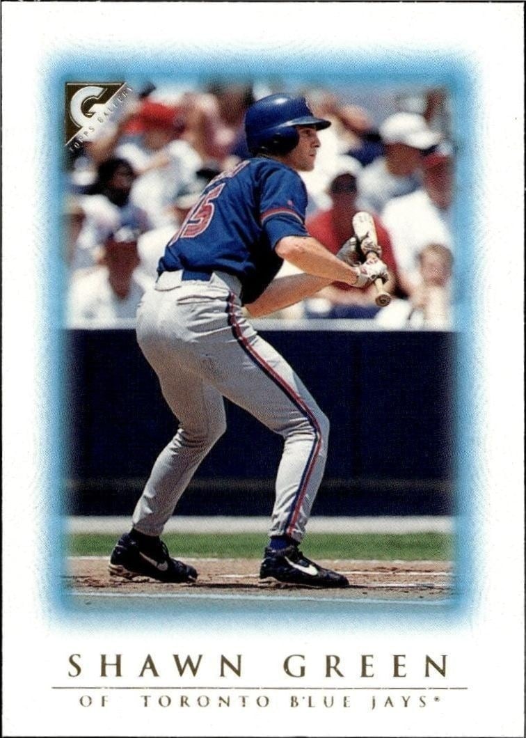 Shawn Green 1999 Topps Gallery #80 Baseball Trading Card - Front 1999 Topps Gallery Shawn Green #80 baseball trading card front