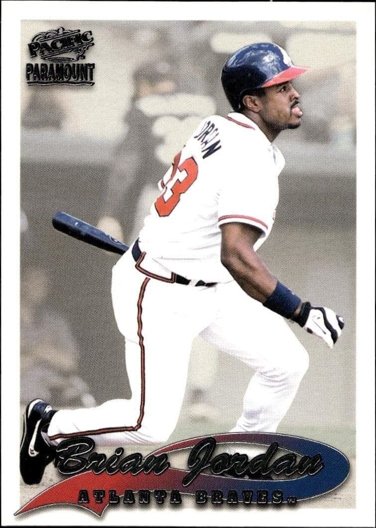1999 Pacific Paramount Brian Jordan #25 trading card