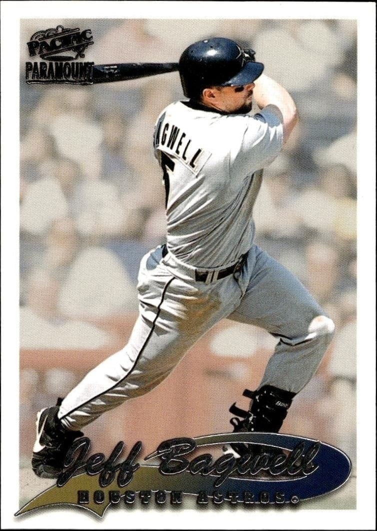 Jeff Bagwell 1999 Pacific Paramount #101 Baseball Trading Card - Front 1999 Pacific Paramount Jeff Bagwell #101 baseball trading card front