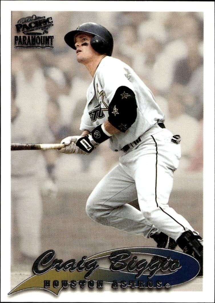 Craig Biggio 1999 Pacific Paramount #103 Baseball Trading Card - Front 1999 Pacific Paramount Craig Biggio #103 baseball trading card front