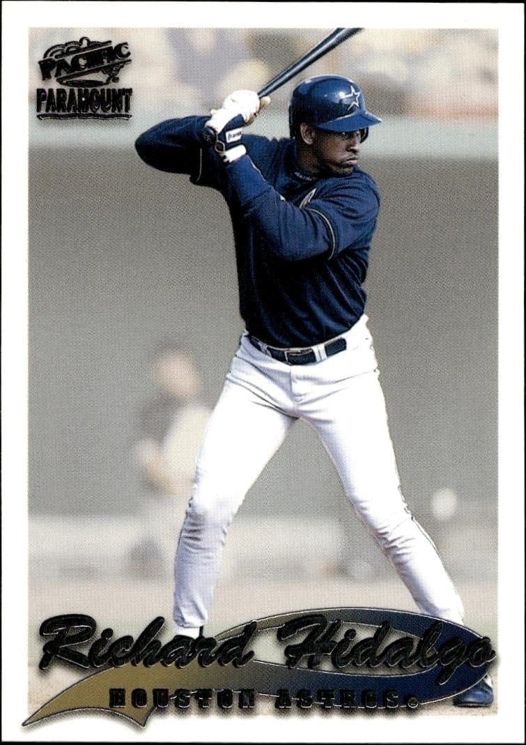 Richard Hidalgo 1999 Pacific Paramount #106 Baseball Trading Card - Front 1999 Pacific Paramount Richard Hidalgo #106 baseball trading card front