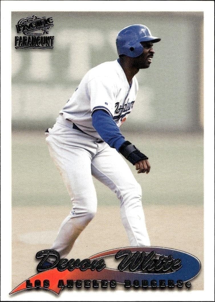 Devon White 1999 Pacific Paramount #122 Baseball Trading Card - Front 1999 Pacific Paramount Devon White #122 baseball trading card front