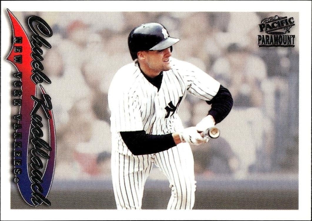 Chuck Knoblauch 1999 Pacific Paramount #163 Baseball Trading Card - Front 1999 Pacific Paramount Chuck Knoblauch #163 baseball trading card front