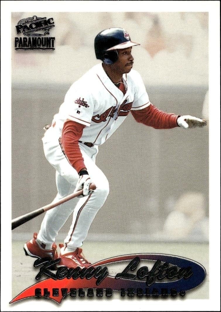 Kenny Lofton 1999 Pacific Paramount #74 Baseball Trading Card - Front 1999 Pacific Paramount Kenny Lofton #74 baseball trading card front