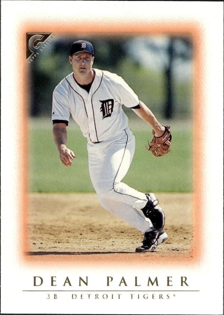 Dean Palmer 1999 Topps Gallery #90 Baseball Trading Card - Front 1999 Topps Gallery Dean Palmer #90 baseball trading card front