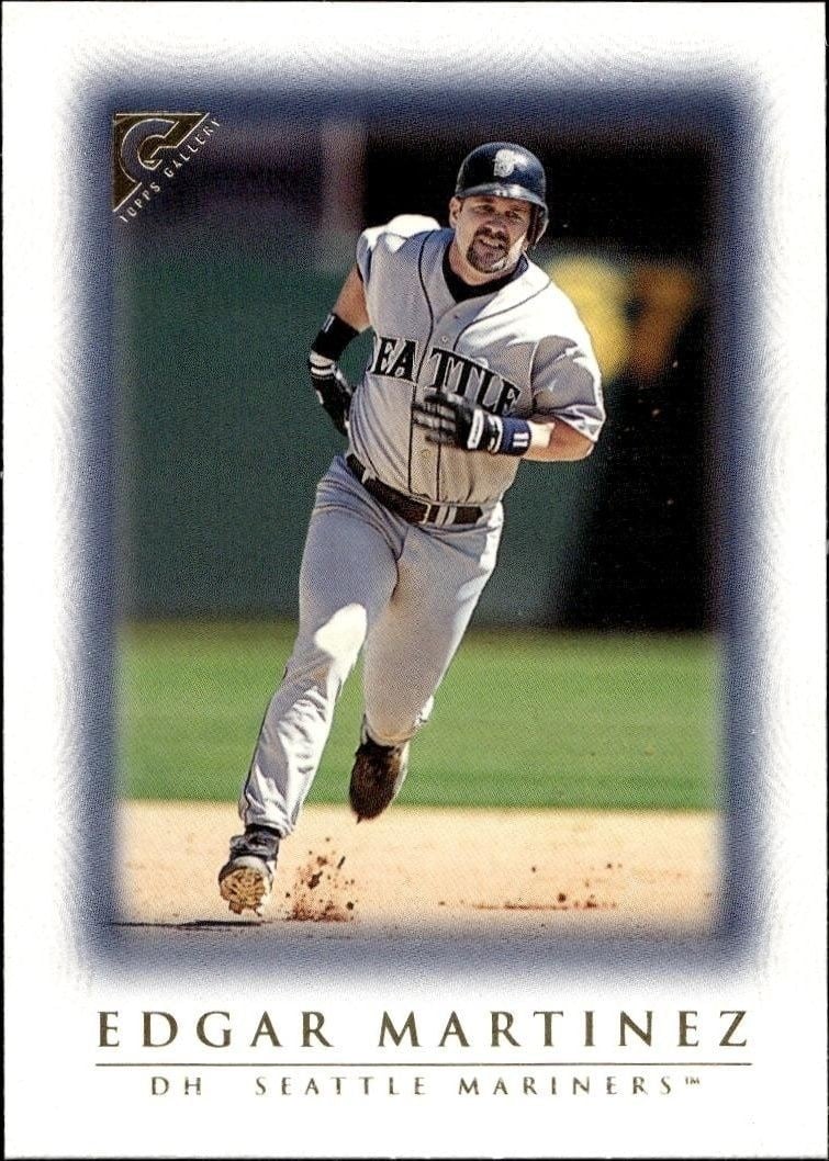 Edgar Martinez 1999 Topps Gallery #51 Baseball Trading Card - Front 1999 Topps Gallery Edgar Martinez #51 baseball trading card front
