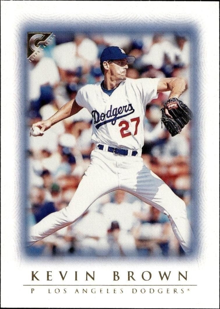 Kevin Brown 1999 Topps Gallery #74 Baseball Trading Card - Front 1999 Topps Gallery Kevin Brown #74 baseball trading card front