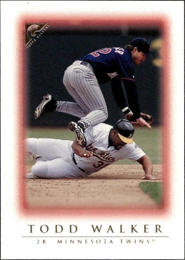 Todd Walker 1999 Topps Gallery #53 Baseball Trading Card - Front 1999 Topps Gallery Todd Walker #53 baseball trading card front