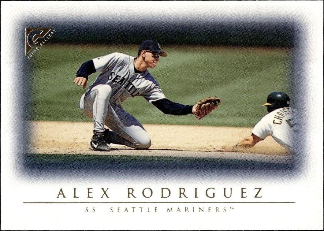 Alex Rodriguez 1999 Topps Gallery #57 Baseball Trading Card - Front 1999 Topps Gallery Alex Rodriguez #57 baseball trading card front