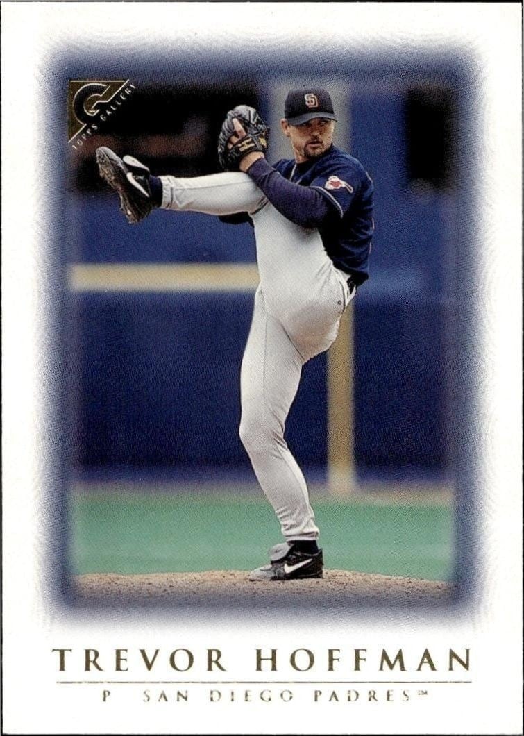 Trevor Hoffman 1999 Topps Gallery #65 Baseball Trading Card - Front 1999 Topps Gallery Trevor Hoffman #65 baseball trading card front