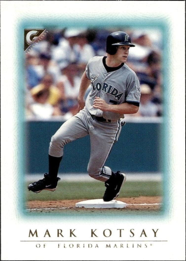 Mark Kotsay 1999 Topps Gallery #66 Baseball Trading Card - Front 1999 Topps Gallery Mark Kotsay #66 baseball trading card front