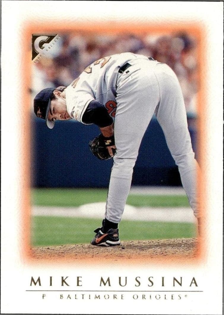 1999 Topps Gallery Mike Mussina #67 trading card
