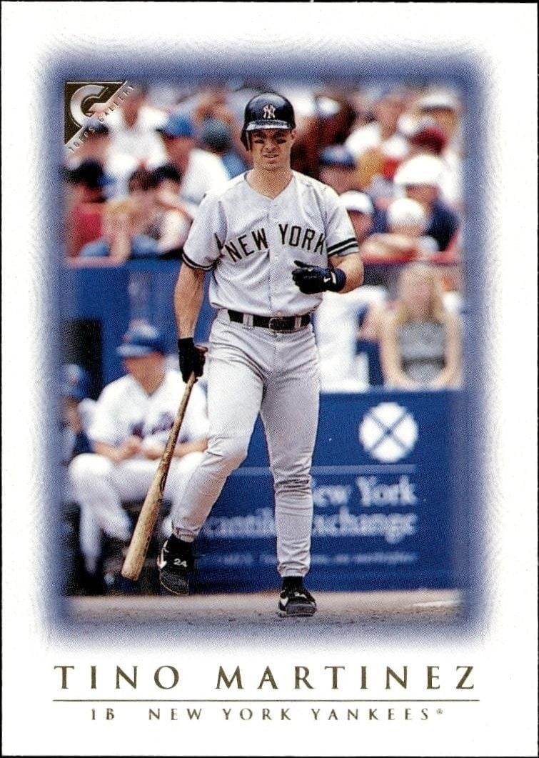 Tino Martinez 1999 Topps Gallery #69 Baseball Trading Card - Front 1999 Topps Gallery Tino Martinez #69 baseball trading card front