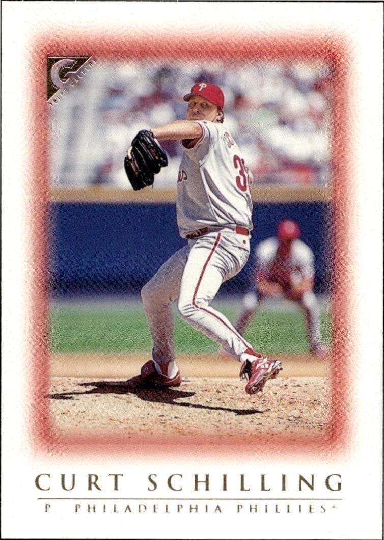 Curt Schilling 1999 Topps Gallery #70 Baseball Trading Card - Front 1999 Topps Gallery Curt Schilling #70 baseball trading card front