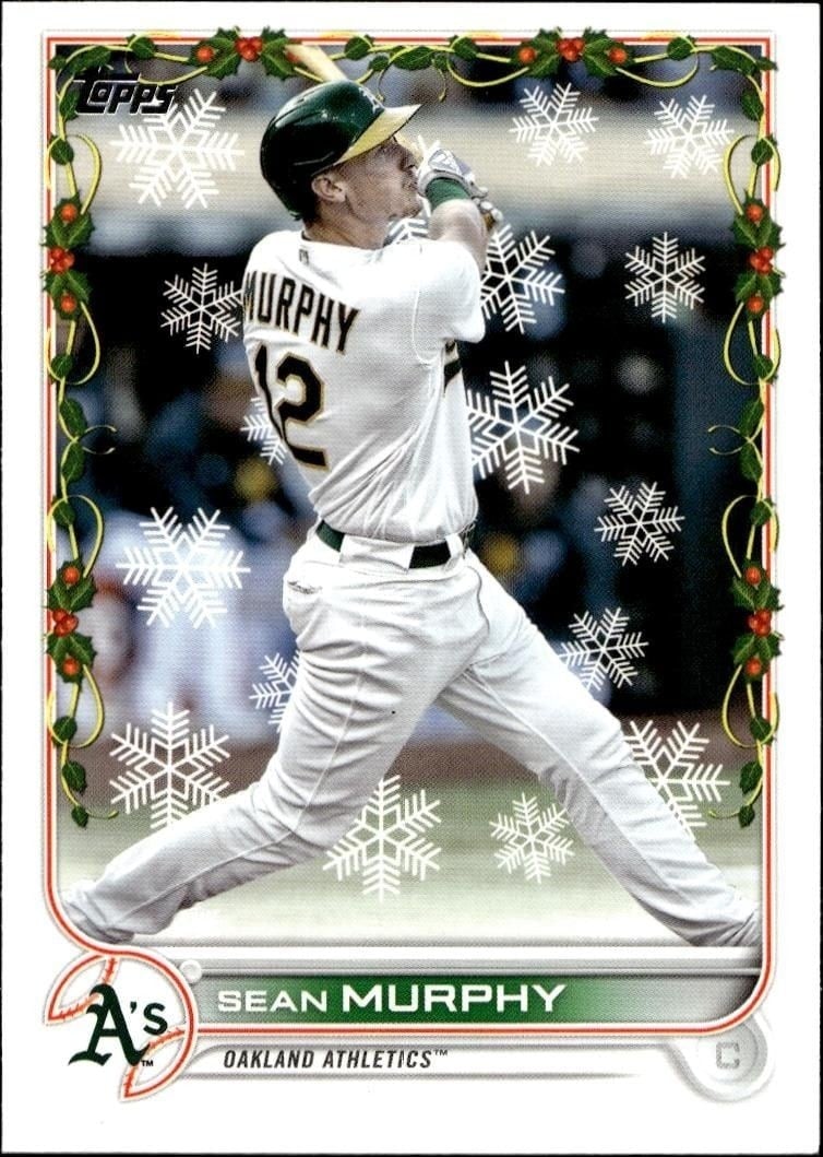 Sean Murphy 2022 Topps Holiday #HW107 Baseball Trading Card - Front 2022 Topps Holiday Sean Murphy #HW107 baseball trading card front