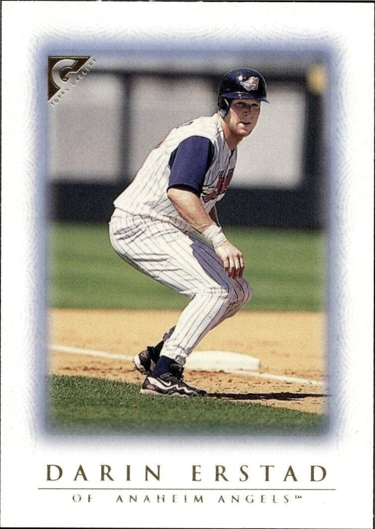 Darin Erstad 1999 Topps Gallery #17 Baseball Trading Card - Front 1999 Topps Gallery Darin Erstad #17 baseball trading card front