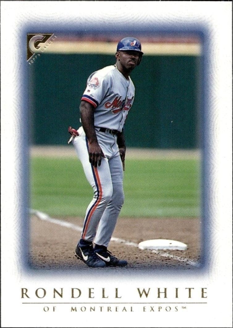 Rondell White 1999 Topps Gallery #38 Baseball Trading Card - Front 1999 Topps Gallery Rondell White #38 baseball trading card front