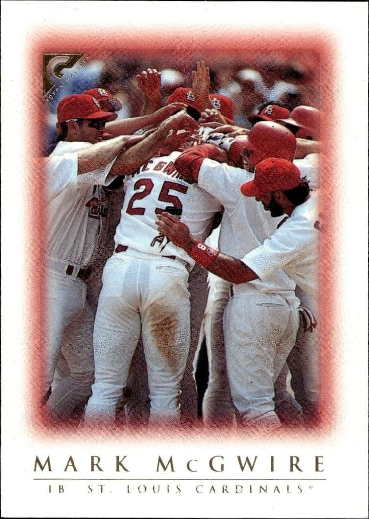 1999 Topps Gallery Mark McGwire #1 trading card