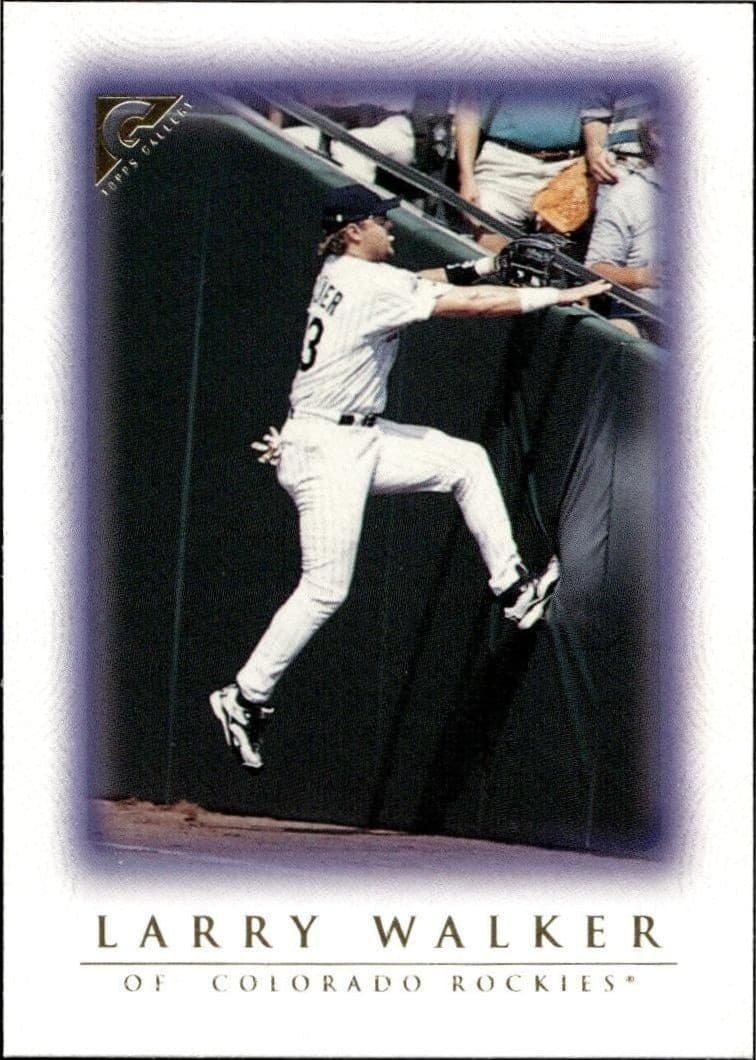 1999 Topps Gallery Larry Walker #4 trading card