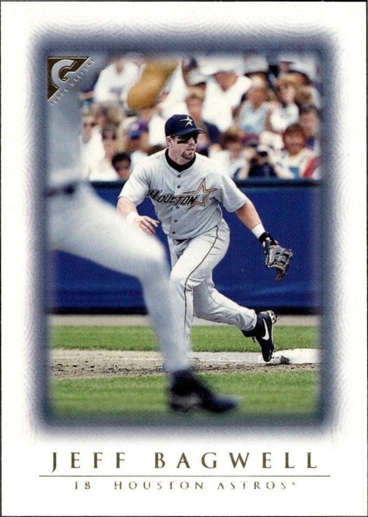 Jeff Bagwell 1999 Topps Gallery #10 Baseball Trading Card - Front 1999 Topps Gallery Jeff Bagwell #10 baseball trading card front