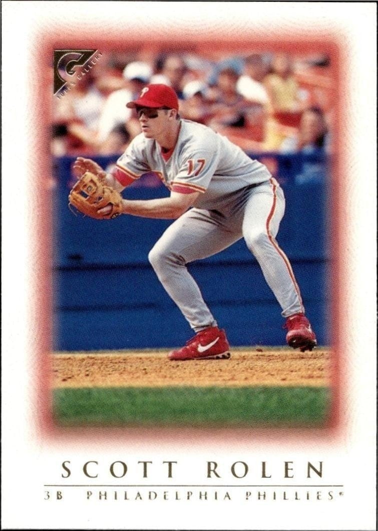 Scott Rolen 1999 Topps Gallery #12 Baseball Trading Card - Front 1999 Topps Gallery Scott Rolen #12 baseball trading card front