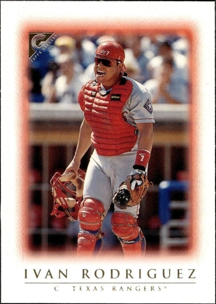 Ivan Rodriguez 1999 Topps Gallery #40 Baseball Trading Card - Front 1999 Topps Gallery Ivan Rodriguez #40 baseball trading card front