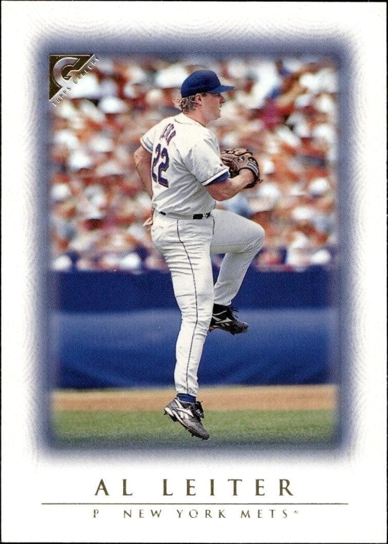 Al Leiter 1999 Topps Gallery #100 Baseball Trading Card - Front 1999 Topps Gallery Al Leiter #100 baseball trading card front