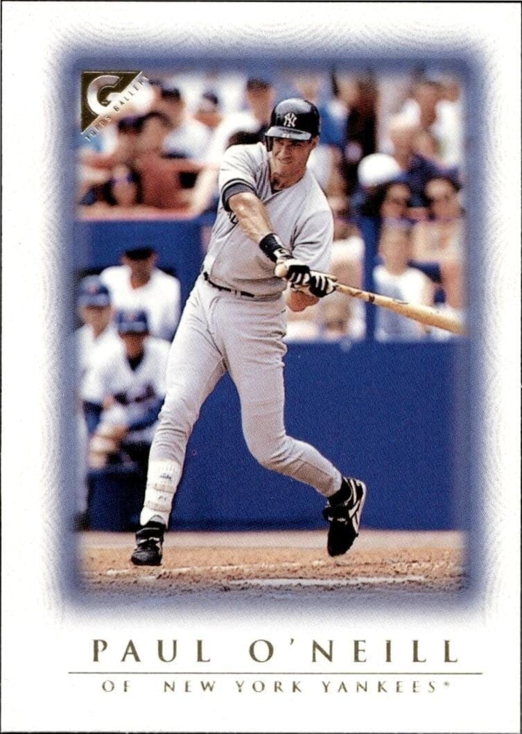 Paul O'Neill 1999 Topps Gallery #41 Baseball Trading Card - Front 1999 Topps Gallery Paul O'Neill #41 baseball trading card front
