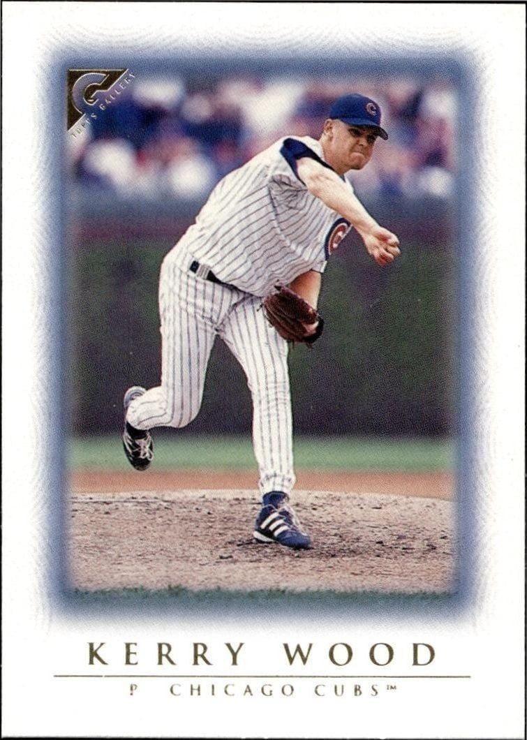 Kerry Wood 1999 Topps Gallery #43 Baseball Trading Card - Front 1999 Topps Gallery Kerry Wood #43 baseball trading card front