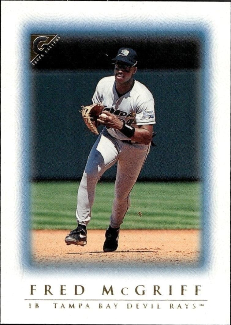 Fred McGriff 1999 Topps Gallery #88 Baseball Trading Card - Front 1999 Topps Gallery Fred McGriff #88 baseball trading card front