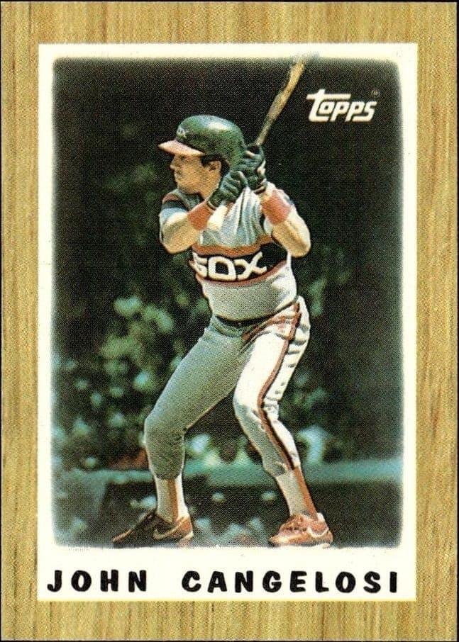 1987 Topps Minis John Cangelosi #49 trading card