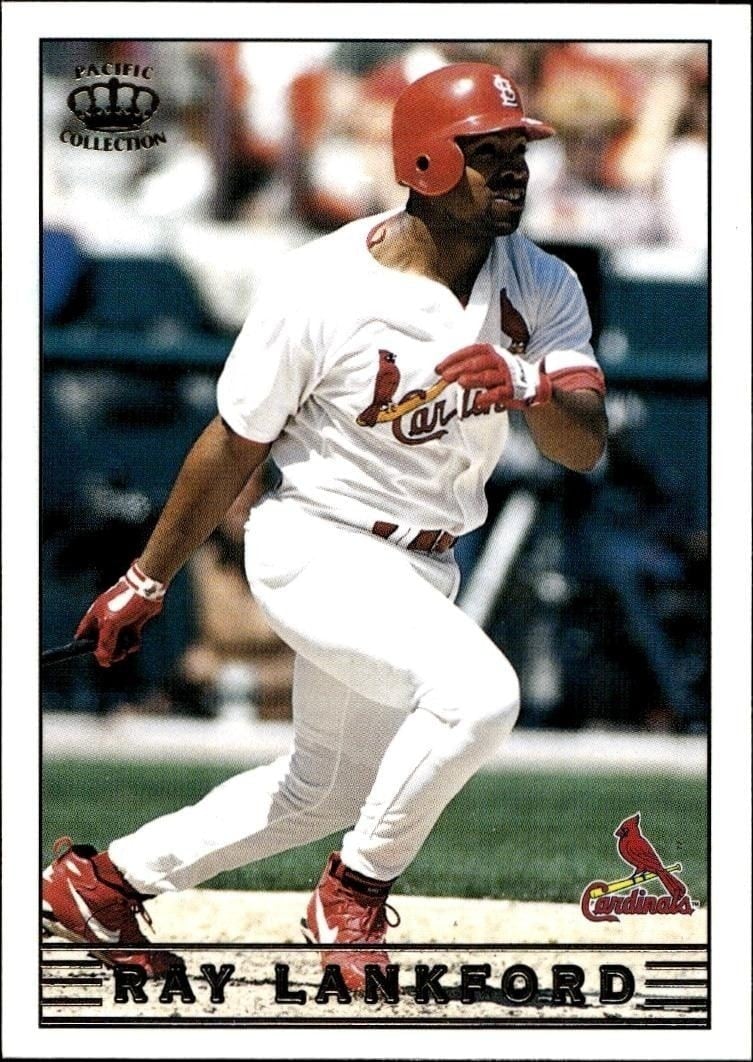 Ray Lankford 1999 Pacific Crown Collection #231 Baseball Trading Card - Front 1999 Pacific Crown Collection Ray Lankford #231 baseball trading card front