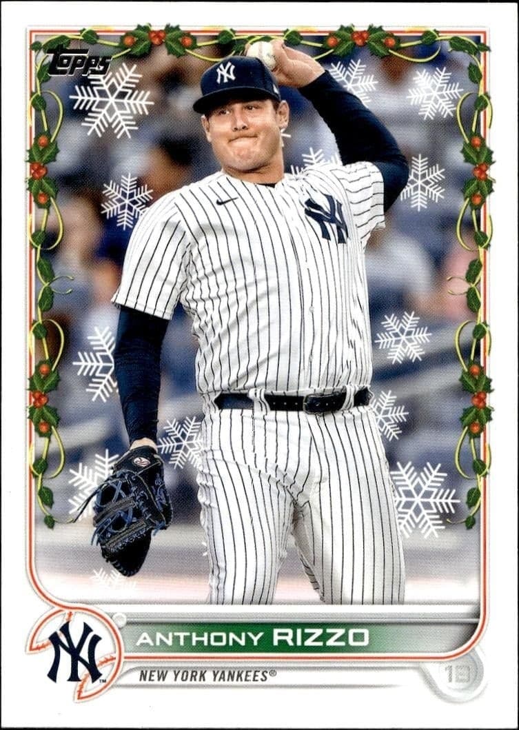 2022 Topps Holiday Anthony Rizzo #HW138 trading card