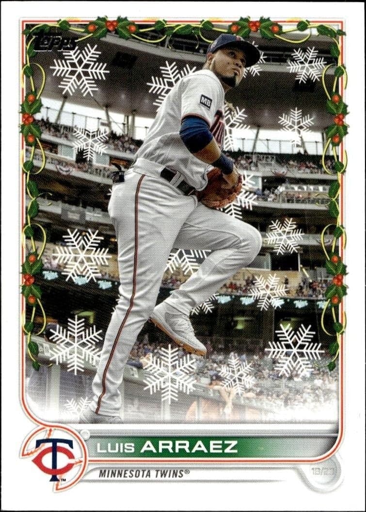 2022 Topps Holiday Luis Arraez #HW180 trading card