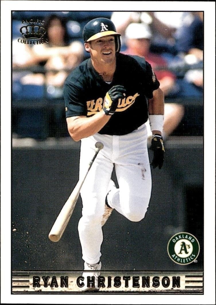 Ryan Christenson 1999 Pacific Crown Collection #201 Baseball Trading Card - Front 1999 Pacific Crown Collection Ryan Christenson #201 baseball trading card front