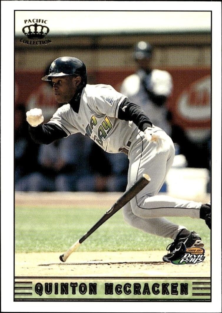 Quinton McCracken 1999 Pacific Crown Collection #277 Baseball Trading Card - Front 1999 Pacific Crown Collection Quinton McCracken #277 baseball trading card front