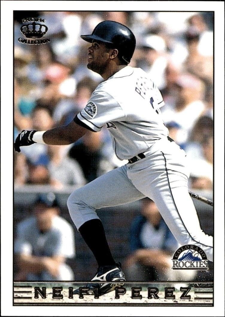 Neifi Perez 1999 Pacific Crown Collection #99 Baseball Trading Card - Front 1999 Pacific Crown Collection Neifi Perez #99 baseball trading card front