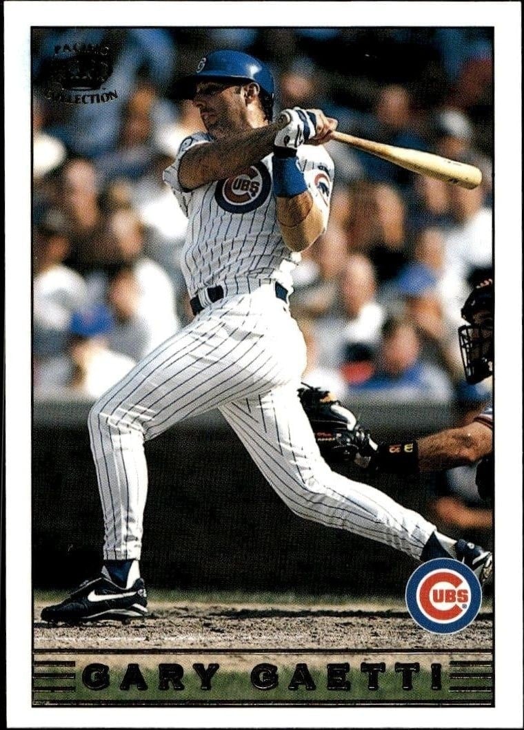 Gary Gaetti 1999 Pacific Crown Collection #55 Baseball Trading Card - Front 1999 Pacific Crown Collection Gary Gaetti #55 baseball trading card front