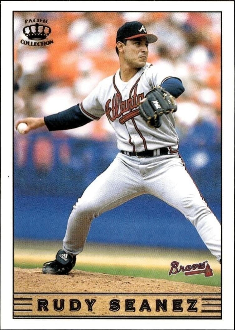 Rudy Seanez 1999 Pacific Crown Collection #31 Baseball Trading Card - Front 1999 Pacific Crown Collection Rudy Seanez #31 baseball trading card front